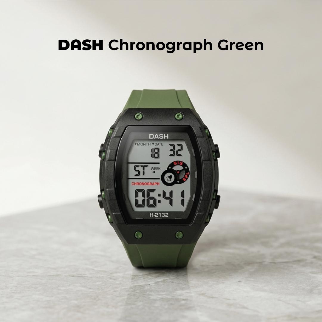 DASH Chronograph Green (For Kids)
